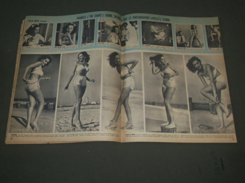 1945 SEPTEMBER SEE MAGAZINE - FRANCES VORNE COVER - GREAT PHOTOS - SP 9483