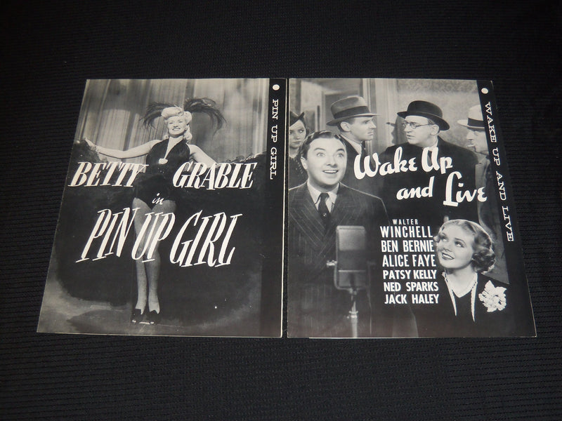 1930'S-1940'S MOVIE NEWS RELEASES - NTA ASSOCIATION LOT OF 14 - K 46