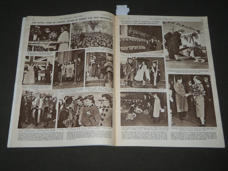 1951 NOVEMBER 17 ILLUSTRATED LONDON NEWS MAGAZINE - GREAT PHOTOS - J 2766