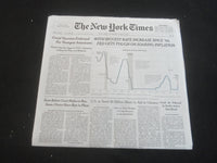 2022 JUNE 16 NEW YORK TIMES-WITH BIGGEST RATE INCREASE SINCE '94 FED GETS TOUGH