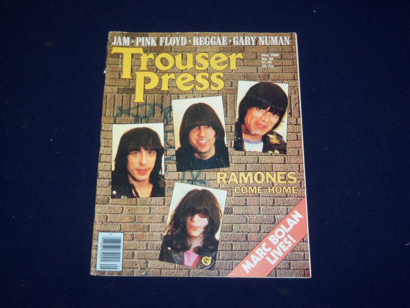 1980 MAY TROUSER PRESS MAGAZINE - THE RAMONES COVER - SP 9606
