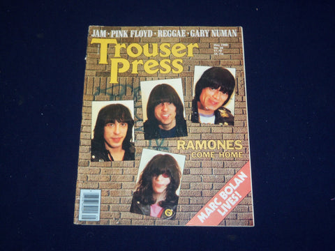1980 MAY TROUSER PRESS MAGAZINE - THE RAMONES COVER - SP 9606