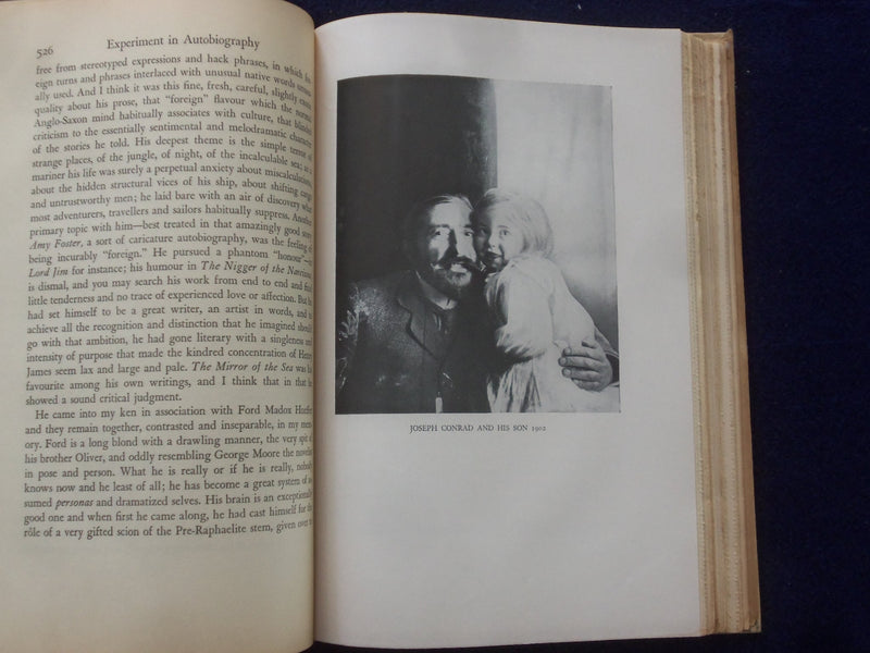 1934 EXPERIMENT IN AUTOBIOGRAPHY HARDCOVER BOOK BY H. G. WELLS - KD 8623
