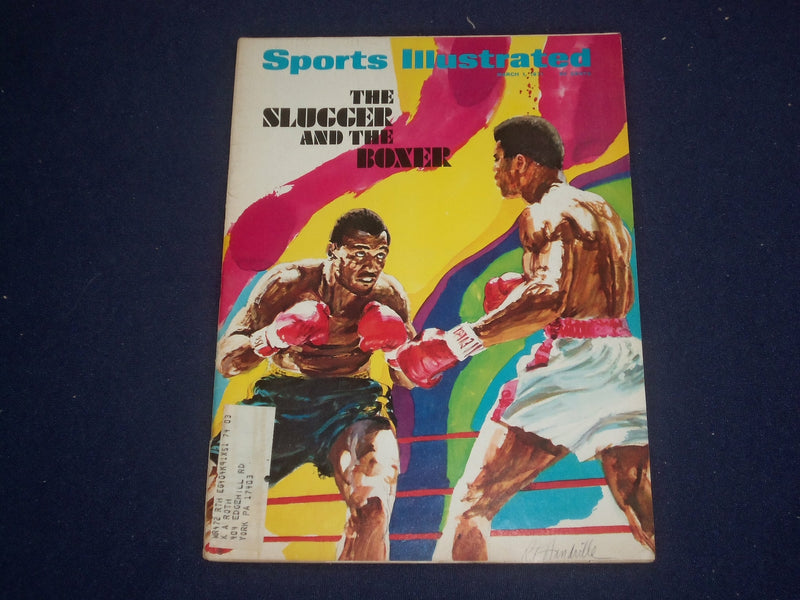 1971 MARCH 1 SPORTS ILLUSTRATED MAGAZINE - ALI & FRAZIER ILLUSTRATION - ST 6771