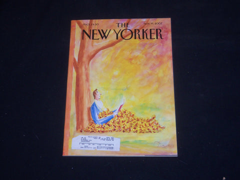 2007 NOVEMBER 19 THE NEW YORKER MAGAZINE - ILLUSTRATED COVER - NY 2116
