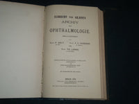 1864-1876 ARCHIV FUR OPHTHALMOLOGIE BOUND VOLUME LOT OF 11 - GERMAN - R 953