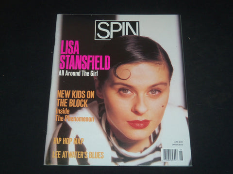 1990 JUNE SPIN MAGAZINE - LISA STANSFIELD COVER - GREAT PHOTOS - SP 4156