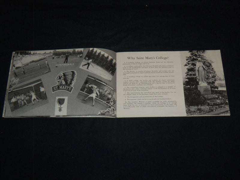 1950'S SAINT MARY'S COLLEGE VIEW BOOK - WINONA, MINNESOTA - J 8607