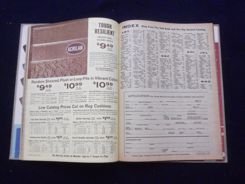 1964 MONTGOMERY WARD 92ND ANNIV. SALE CATALOG -HARDCOVER- KANSAS CITY,MO - R 96D