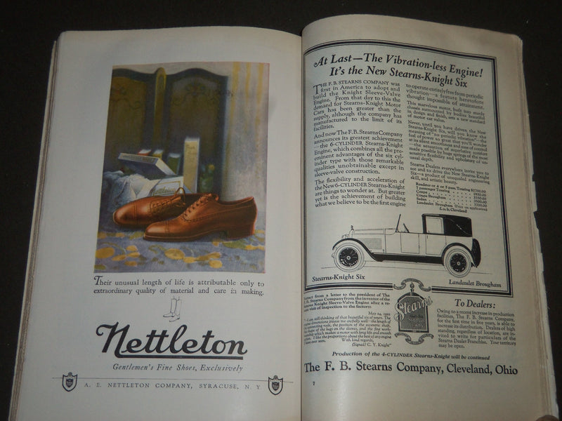1922 HARPER'S MONTHLY MAGAZINE LOT OF 7 ISSUES - GREAT ILLUS. & ADS - WR 430B