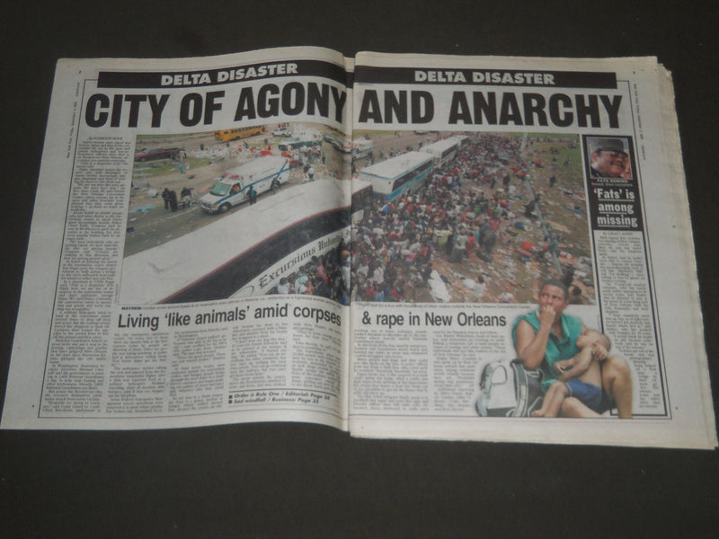 2005 SEPT 2 NEW YORK POST - DODGE CITY ANARCHY IN NEW ORLEANS - NP 2598