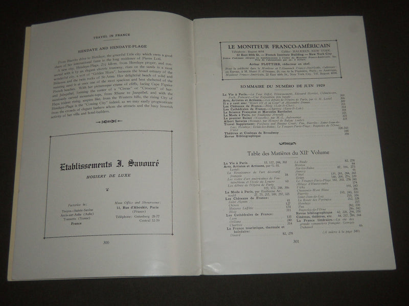 1928-1929 LE MONITEUR FRANCO-AMERICAIN MAGAZINE LOT OF 3 - J 2547