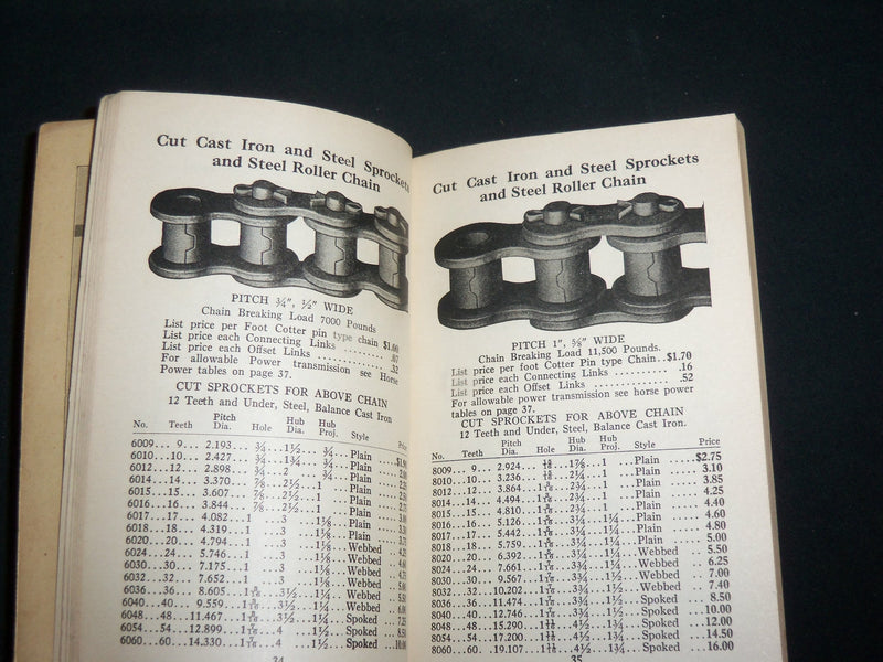 1935 GRANT GEAR WORKS CATALOGUE - WORM REDUCTION UNITS - BOSTON - J 6586
