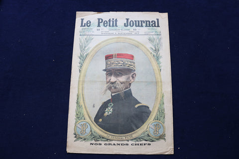 1917 SEP 9 LE PETIT JOURNAL SUPPLEMENT ILLUSTRE MAGAZINE - GEN. PUTZ - NP 8818