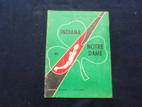 1958 SEPTEMBER 27 FOOTBALL PROGRAM - UNIV INDIANA VS. UNIV NOTRE DAME - SP 5454R