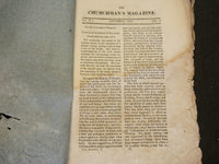 1805-1826 THE CHURCHMAN'S MONTHLY MAGAZINE LOT OF 9 ISSUES - WR 319