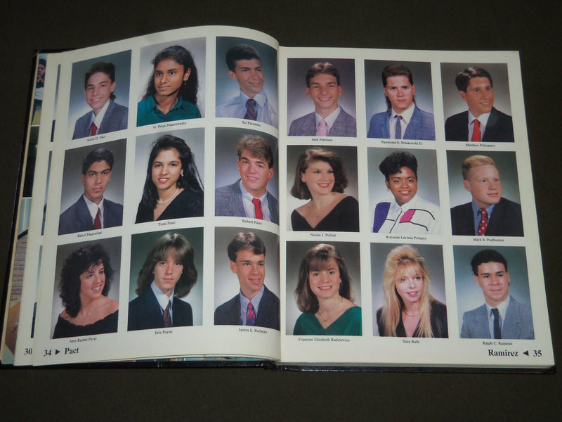 1992 WAL HALLA SOUTH BRUNSWICK HIGH SCHOOL YEARBOOK - NEW JERSEY - YB 1034