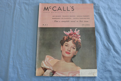 1938 MAY MCCALL'S MAGAZINE - JAY GELZER - FRANCES BOLTON - SP 4785W