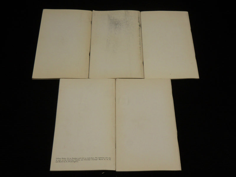 1960-1967 THE ASSOICATED ARTISTS OF PITTSBURGH CARNEGIE LOT OF 5 - O 2366H