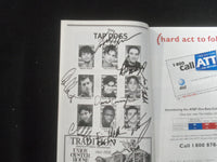 1998 TAP DOGS PLAYBILL - 11 SIGNATURES - J 8213