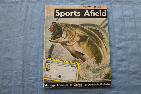 1944 JULY SPORTS AFIELD MAGAZINE - STRANGE ENEMIES OF GAME - ST 1001M