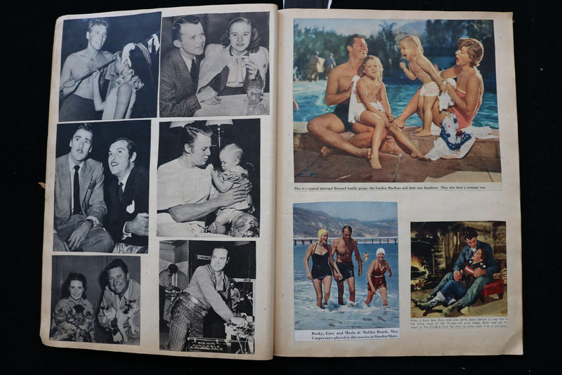 MOVIE STARS SCRAPBOOK - MANY PHOTOS - E 24961