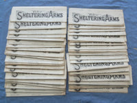 1890 THE SHELTERING ARMS NEWSPAPER - LOT OF 40 - #S 1-40 - NP 8425