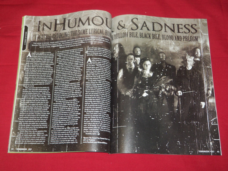 2015 FEBRUARY TERRORIZER MAGAZINE ISSUE NO. 257 - MASTODON - MUSIC - RC 321