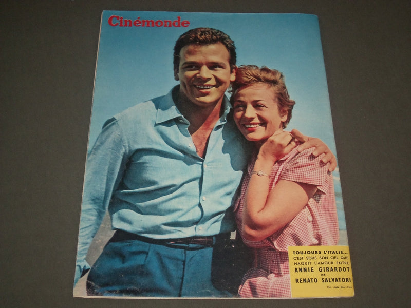 1960 NOV 1 CINEMONDE FRENCH MAGAZINE -LAURENT TERZIEFF - MARILYN MONROE- SP 8552