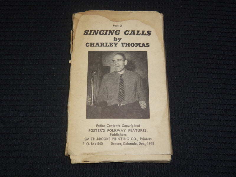 1949 SINGING CALLS BY CHARLEY THOMAS - PART 3 W/ 23 CARDS - K 2179