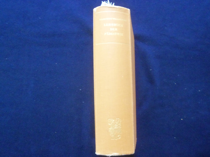 1961 LEHRBUCH DER PADIATRIE HARDCOVER BOOK - GERMAN TEXT - KD 8990