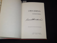 1973 CHINA JOURNAL HARDCOVER BOOK SIGNED BY EMMETT DEDMON - KD 7692