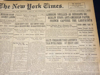1915 JUNE 23 NEW YORK TIMES - LEMBERG SHELLED AS RUSSIANS GO - NT 7711