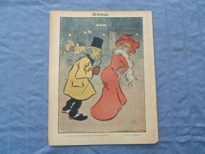 1901 DEC 14 LE SOURIRE MAGAZINE - ILLUSTRATED COMEDY - FRENCH TEXT - SP 4864T