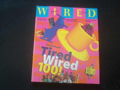 1996 SEPTEMBER WIRED MAGAZINE - 1ST ANNUAL TIRED WIRED 100! COVER - B 5339C
