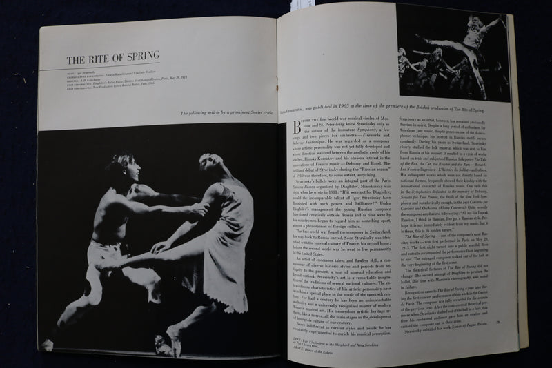 1966 THE BOLSHOI BALLET PROGRAM - K 1760