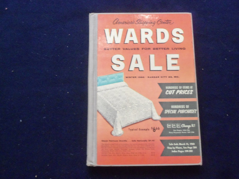 1960 WINTER MONTGOMERY WARD SALE CATALOG - HARDCOVER - KANSAS CITY,MO - J 8493