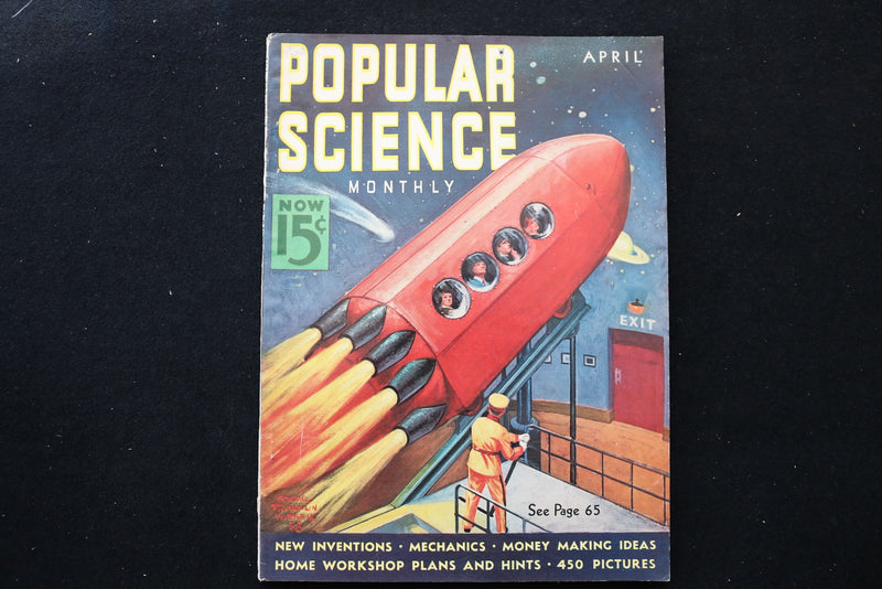 1938 APRIL POPULAR SCIENCE MAGAZINE - SP 6258H