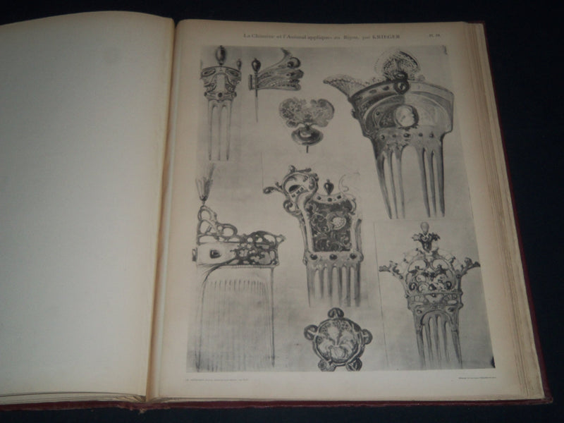 1925 LA CHEMERE & L'ANIMAL VOLUME BY B. KRIEGER - FRENCH - GREAT PLATES - Z 63