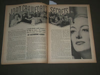 1938 APRIL 30 LIBERTY MAGAZINE - JOAN CRAWFORD'S SECRET - SP 8565
