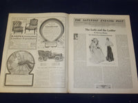1905 JULY 8 THE SATURDAY EVENING POST MAGAZINE - LADY & THE LADDER - SP 777
