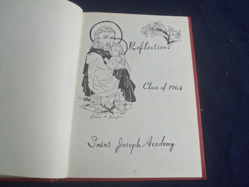 1964 REFLECTIONS SAINT JOSEPH ACADEMY YEARBOOK - MASSACHUSETTS - YB 2863