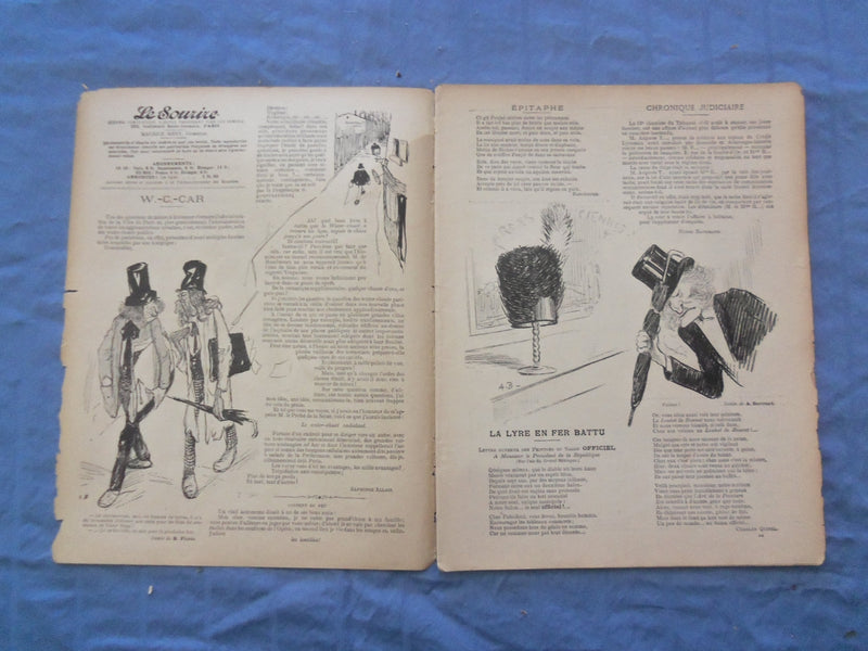 1902 MAY 31 LE SOURIRE MAGAZINE - ILLUSTRATED COMEDY - FRENCH TEXT - SP 4864Z