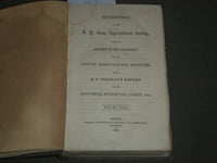 1851 NEW YORK STATE AGRICULTURAL SOCIETY PROCEEDINGS VOLUME NO. 11 - KD 4549