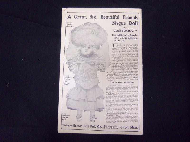 1906 JANUARY HUMAN LIFE MAGAZINE - JULIA WARD HOWE - ST 1923