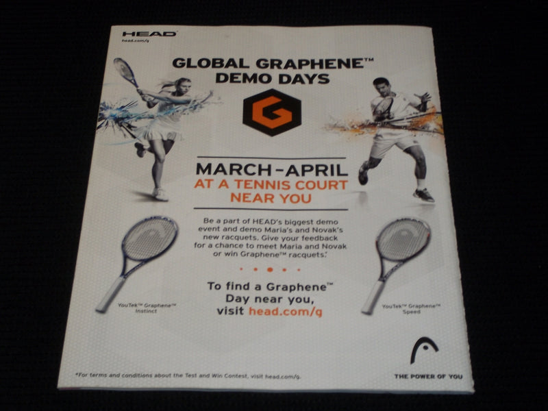 2013 MARCH TENNIS MAGAZINE - MARIA SHARAPOVA FRONT COVER - E 2294