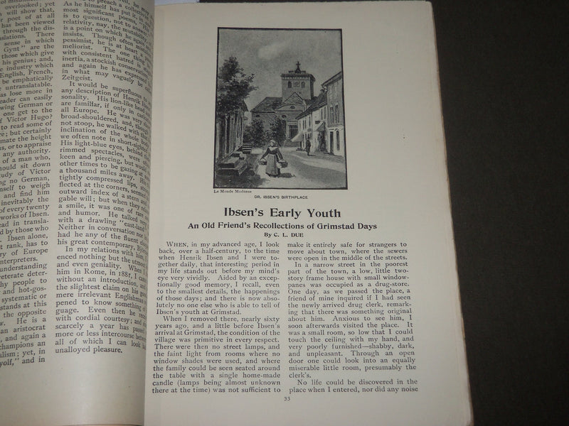 1906 JULY THE CRITIC MAGAZINE - IBSEN NUMBER - NICE ADS - J 3469