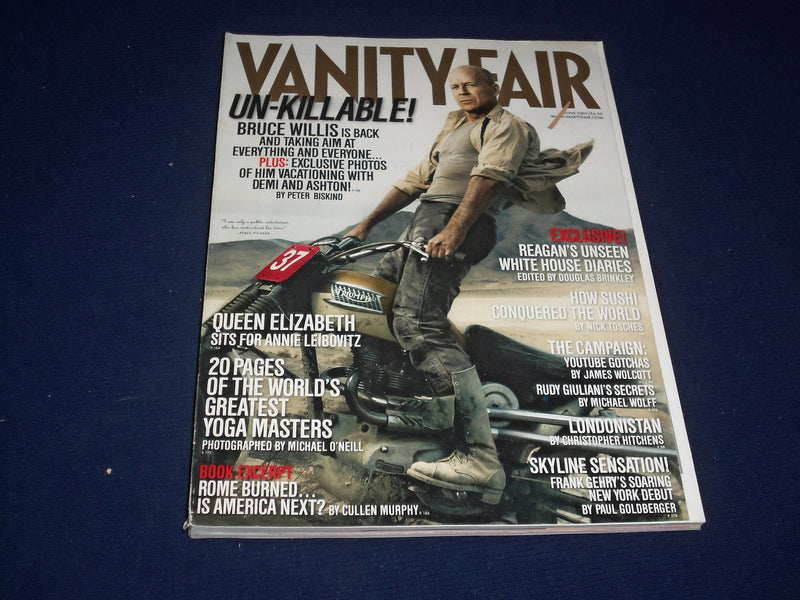 2007 JUNE VANITY FAIR MAGAZINE - BRUCE WILLIS - SP 4496