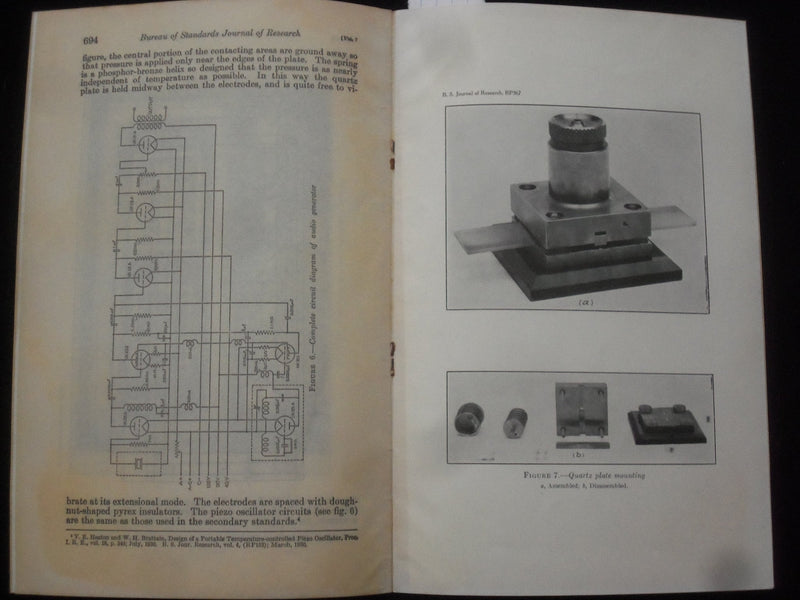 1931 AN IMPROVED AUDIO-FREQUENCY GENERATOR SOFTCOVER BOOK - E.G LAPHAM - J 9831