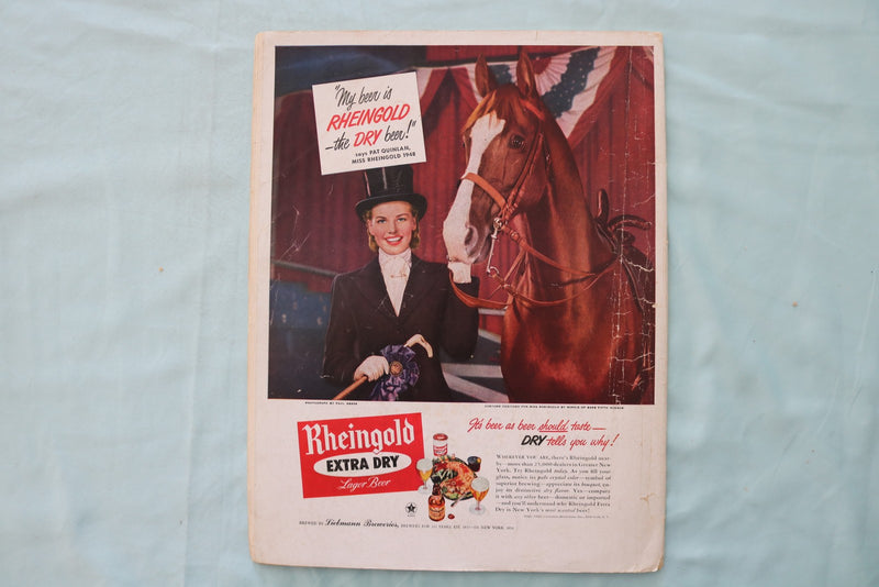 1948 NOVEMBER CONNECTICUT CIRCLE MAGAZINE - WORLD WAR I MEMORIAL COVER - E 26512
